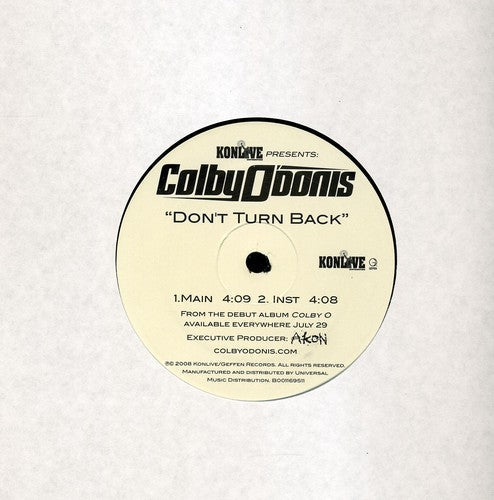 Colby O'Donis - Don't Turn Back (Vinyl) { vinyl }