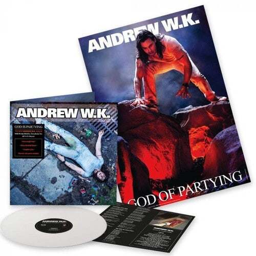 Andrew Wk - God Is Partying (White Vinyl + Poster) (Vinyl) { vinyl }