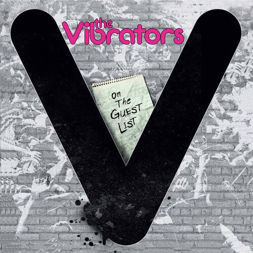 The Vibrators - On The Guest List - Pink/Black Splatter (Vinyl) { vinyl }