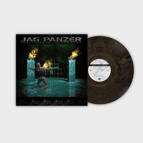 Jag Panzer - Fourth Judgement - Clear & Black Marble Colored Vinyl (Vinyl) { vinyl }