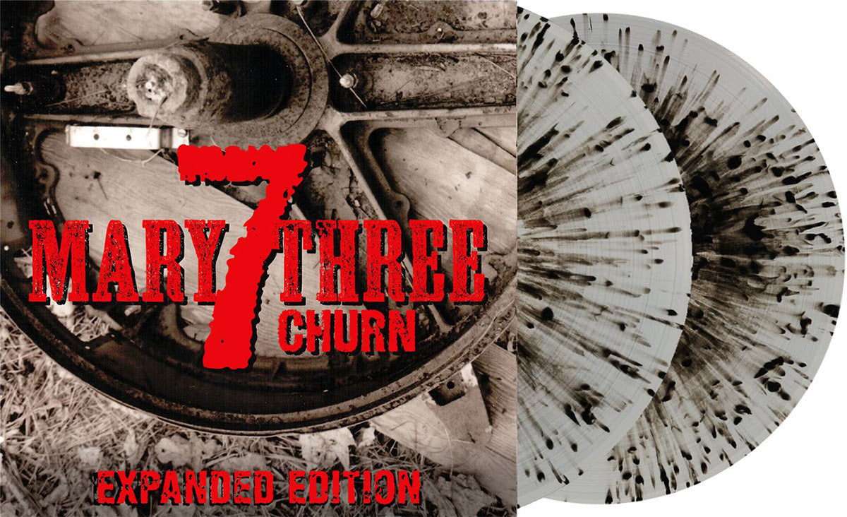 7 Mary Three- Churn (RSD Essential Milky Clear w/ Black Splatter Vinyl) { vinyl }