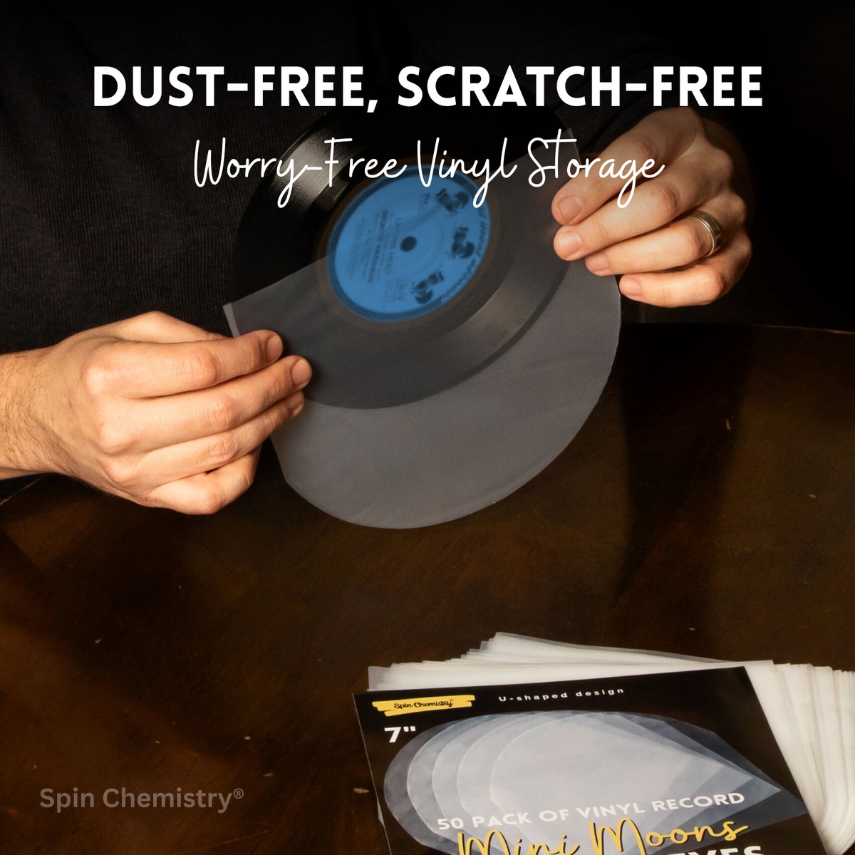 7-Inch Record Inner Sleeves (Mini Moons)