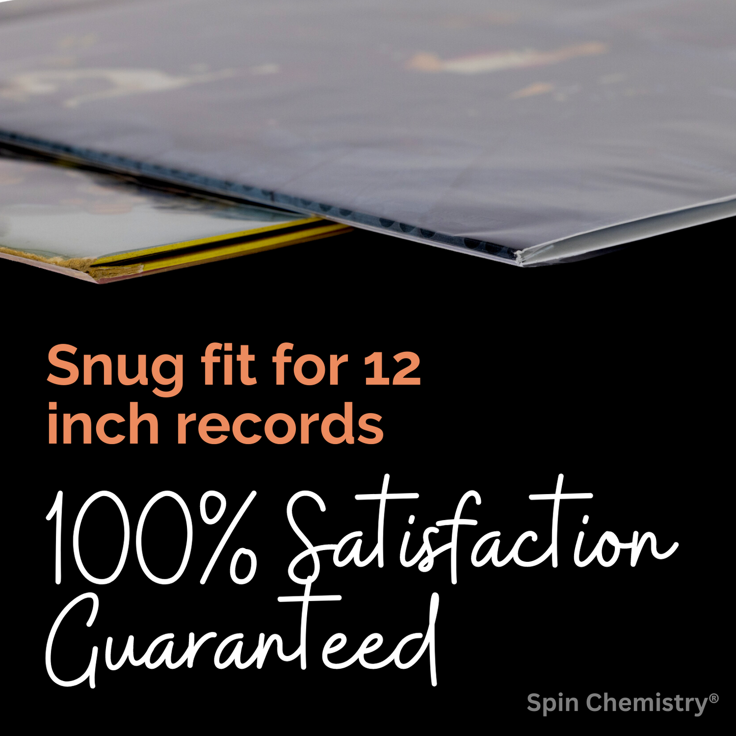 100 Pack 12" Vinyl Record Outer Sleeves (Plus Size)