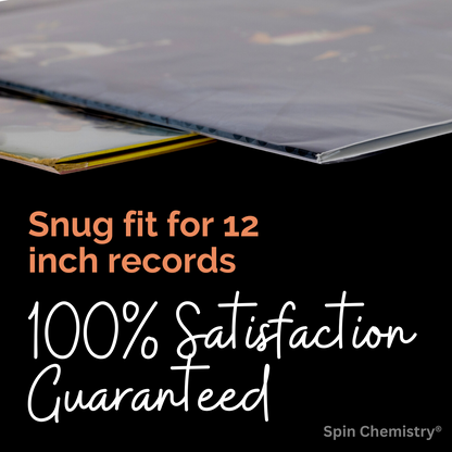 100 Pack 12" Vinyl Record Outer Sleeves (Plus Size)