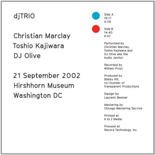 djTrio - 21 September 2002 (Vinyl) { vinyl }