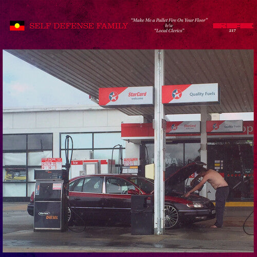 Self Defense Family - Make Me A Pallet Fire On Your Floor / Local Clerics (Blue Vinyl) (Vinyl) { vinyl }