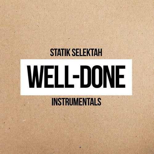 Statik Selektah - Well Done Instrumentals (Clear Vinyl) { vinyl }