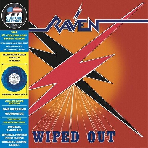 Raven - Wiped Out - Orange & Blue Smoke (Vinyl) { vinyl }