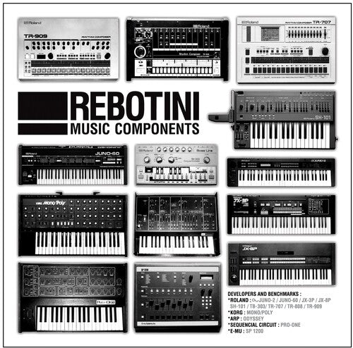 Arnaud Rebotini - Music Components - White/Black (Vinyl) { vinyl }