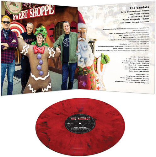 The Vandals - 25TH ANNUAL CHRISTMAS FORMAL - RED & BLACK MARBLE (Vinyl) { vinyl }