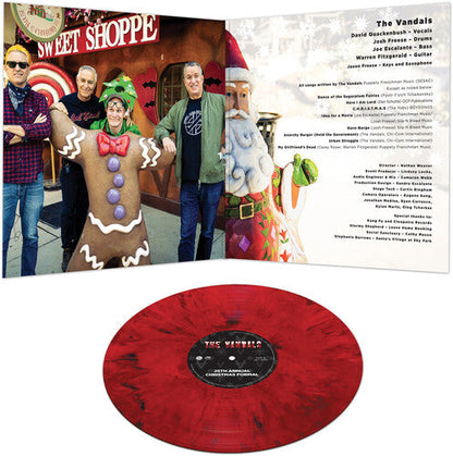 The Vandals - 25TH ANNUAL CHRISTMAS FORMAL - RED & BLACK MARBLE (Vinyl) { vinyl }