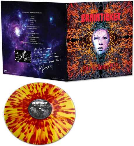 Brainticket - Live In Rome 1973 - Red/yellow Splatter (Vinyl) { vinyl }
