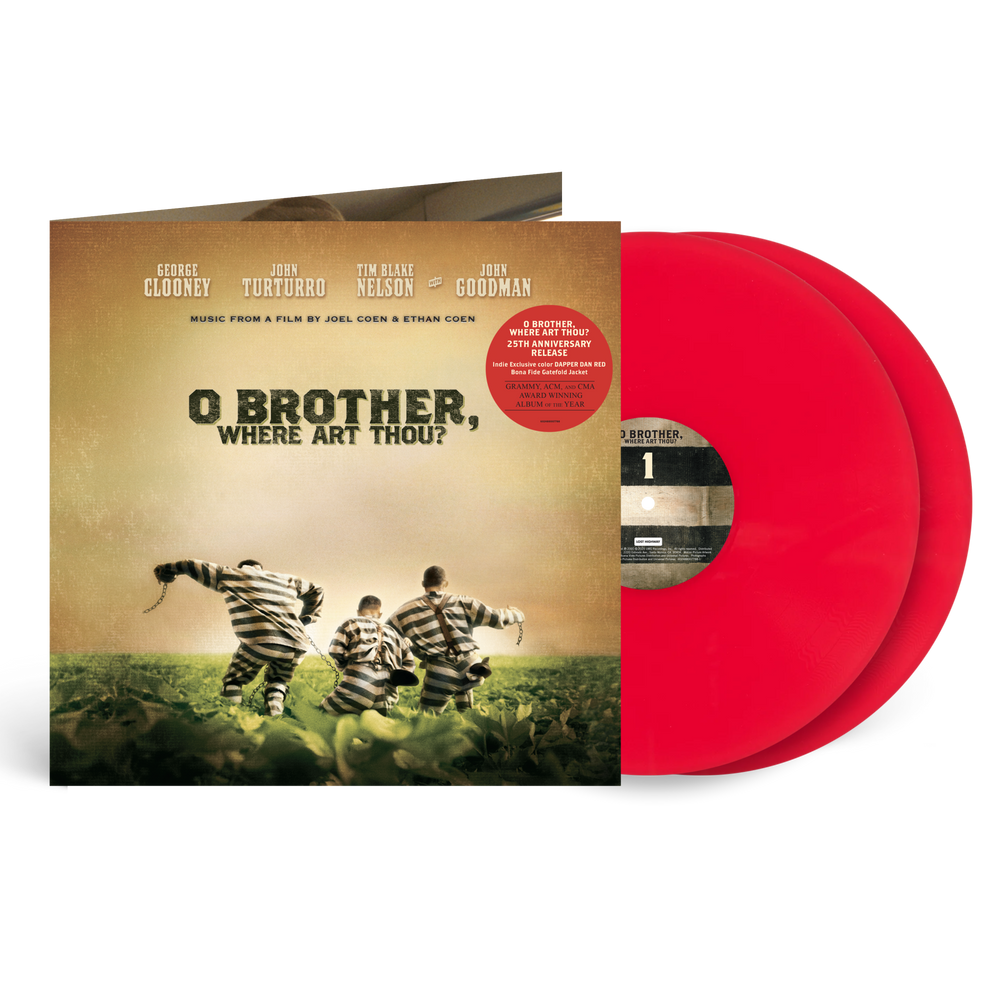 Various Artists - O Brother, Where Art Thou? (Original Motion Picture Soundtrack) - 25th Anniversary (Indie Exclusive Dapper Dan Red) { vinyl }