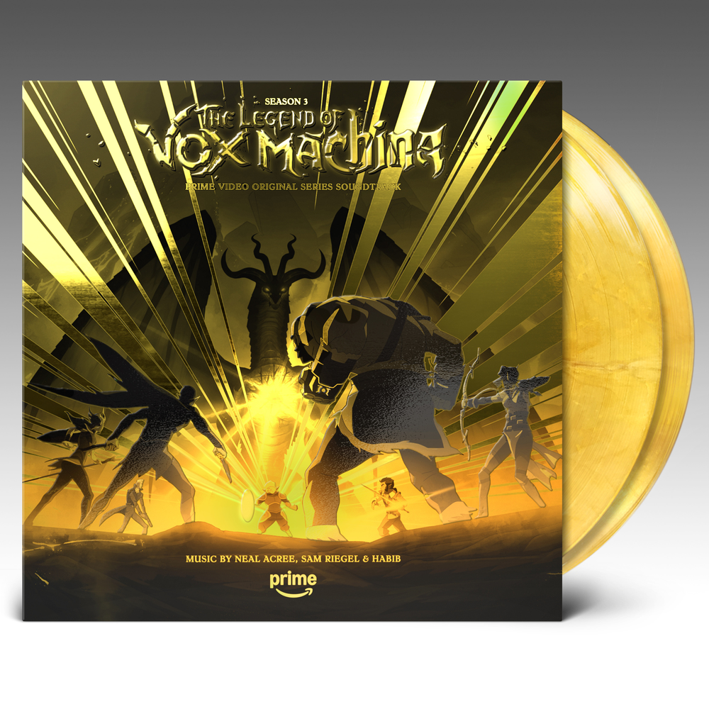 Neal Acree, Sam Riegel and Mr. Fantastic - The Legend of Vox Machina - Season 3 (Prime Video Original Series Soundtrack) (Metallic Gold) { vinyl }