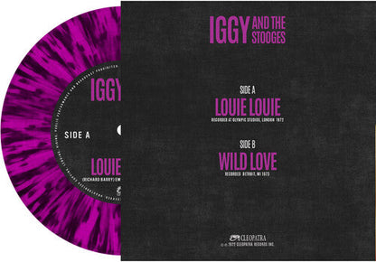 Iggy & The Stooges - Louie Louie - Purple/Black Splatter (Vinyl) { vinyl }