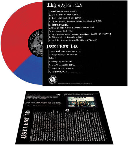 Ataris & Useless Id - Let It Burn - Red/blue Split (Vinyl) { vinyl }
