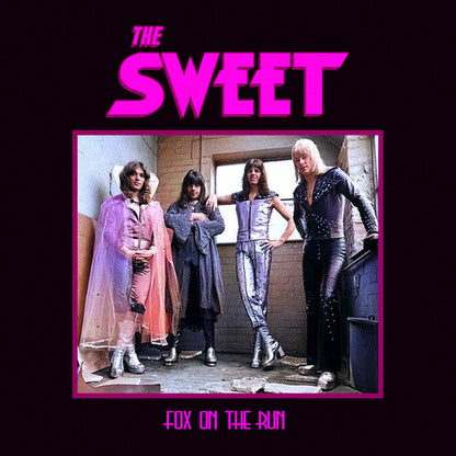 Sweet - Fox On The Run - PINK/BLACK SPLATTER (Vinyl) { vinyl }