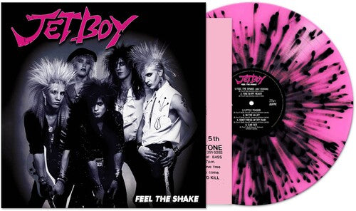 Jetboy - Feel The Shake - Pink/black Splatter (Vinyl) { vinyl }