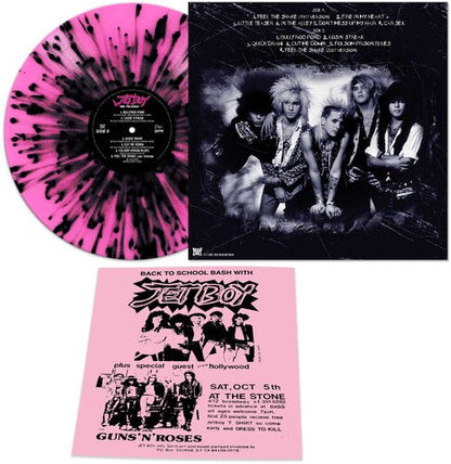 Jetboy - Feel The Shake - Pink/black Splatter (Vinyl) { vinyl }