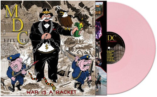 MDC - War Is A Racket - Pink (Vinyl) { vinyl }