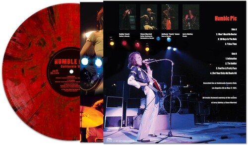 Humble Pie - California '81 - RED MARBLE (Vinyl) { vinyl }