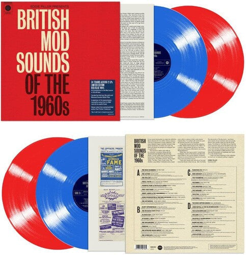 Various Artists - Eddie Piller Pres British Mod Sounds 60s / Various - Red & Blue Colored Vinyl (Vinyl) { vinyl }