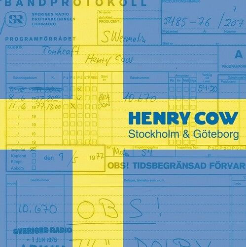 Henry Cow - Stockholm And Goteborg (Vinyl) { vinyl }
