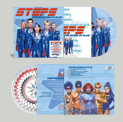 The Steps - Deeper Shade Of Blue: The Remixes - Limited Zoetrope Picture Disc Vinyl (Vinyl) { vinyl }