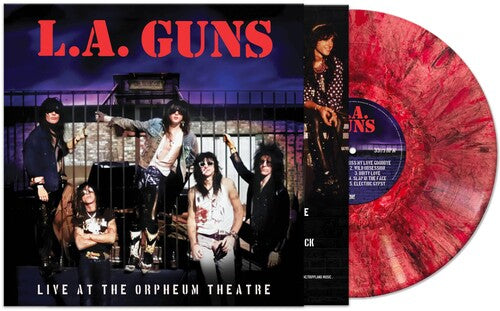 L.A. Guns - Live At The Orpheum Theatre - Red Marble (Vinyl) { vinyl }