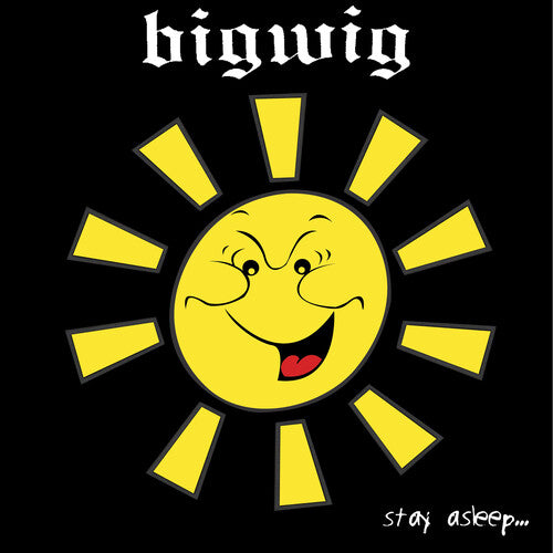 Bigwig - Stay Asleep - Yellow/black Splatter (Vinyl) { vinyl }