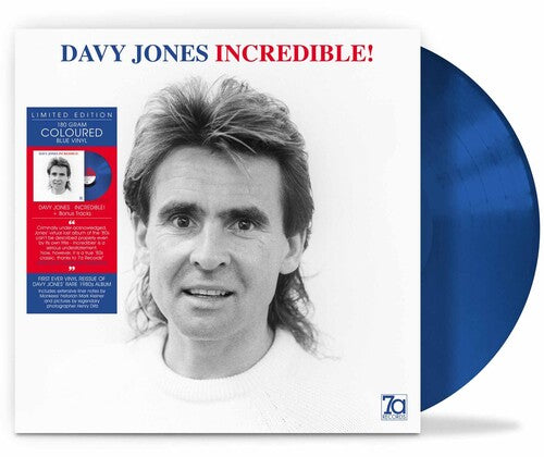 Davy Jones - Incredible! - 180gm Blue Vinyl (Vinyl) { vinyl }