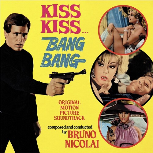 Bruno Nicolai - Kiss Kiss Bang Bang (Original Soundtrack) - Limited Clear Yellow Colored Vinyl (Vinyl) { vinyl }