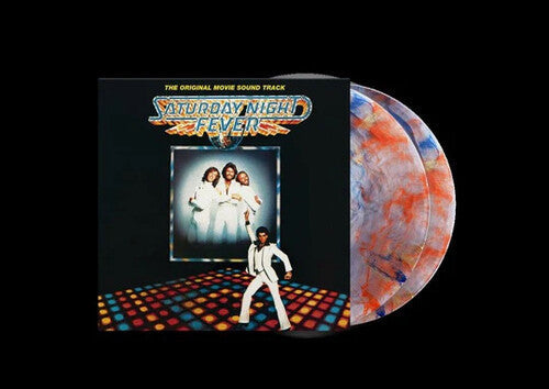 Bee Gees - Saturday Night Fever (Original Soundtrack) - Limited Red, Orange & Blue Marble Colored Vinyl (Vinyl) { vinyl }