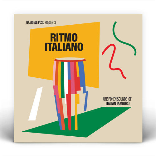 Gabriele Poso - Ritmo Italiano 'Unspoken Sounds of Italian Tamburo' (Vinyl) { vinyl }