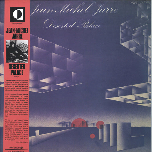 Jean Jarre  Michel (Ita) - Deserted Palace (Ita) (LP) { vinyl }