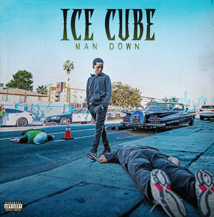 Ice Cube - Man Down - Limited Deluxe Edition Blue With White Marble Vinyl (Vinyl) { vinyl }