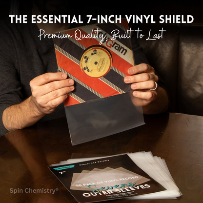 200 Pack of 7-inch Record Outer Sleeves (Sevens)