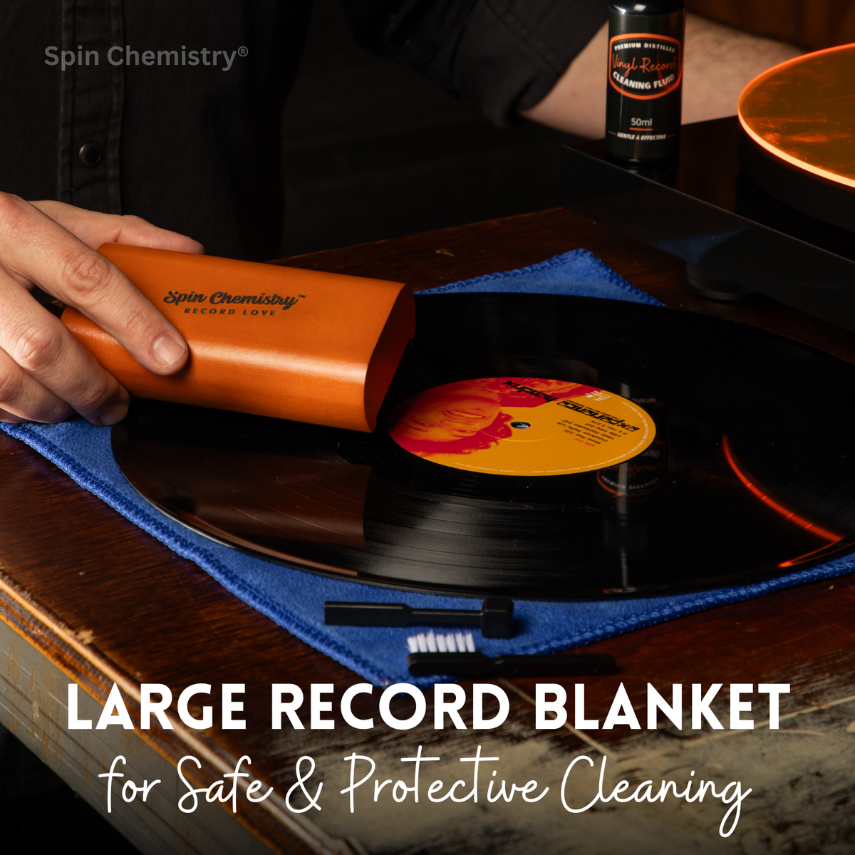 Vinyl Record Cleaning Kit (7-Piece Kit)